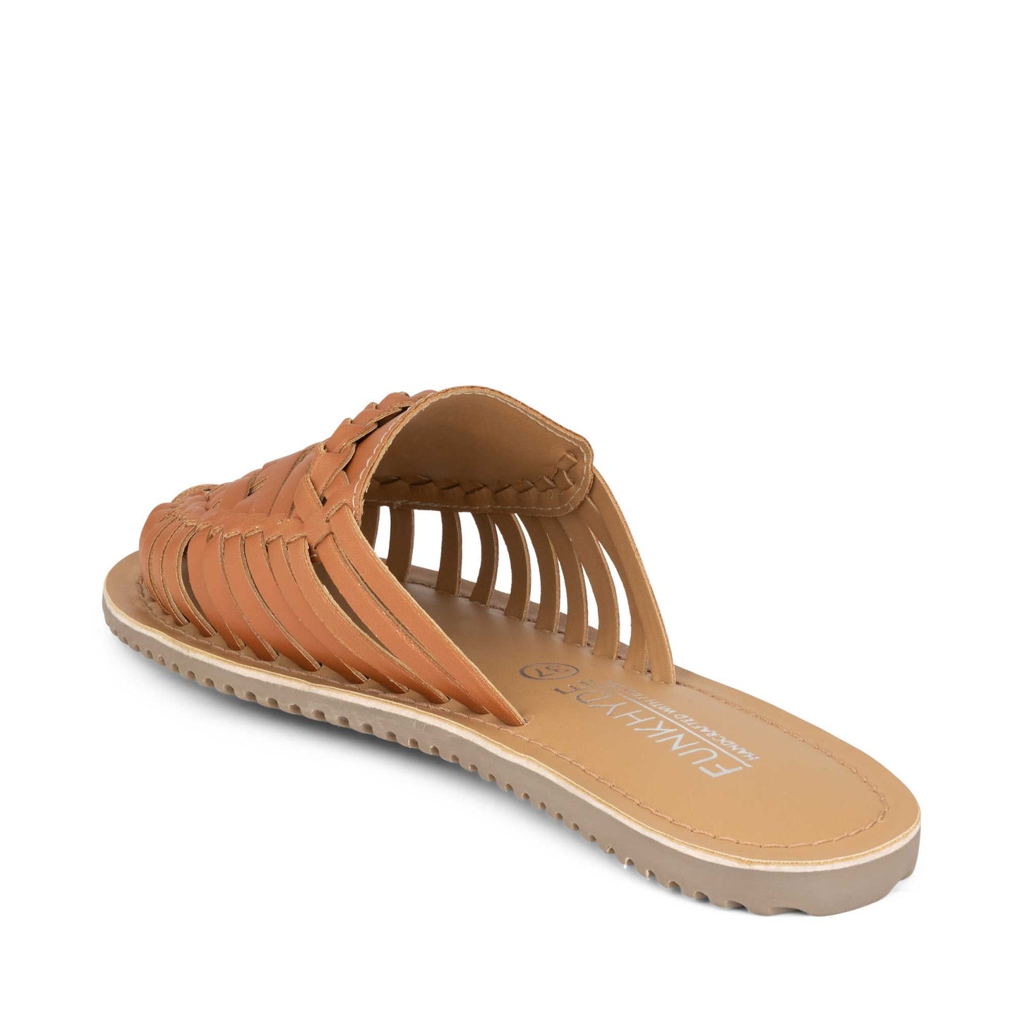 Amurra Tan Huarache Mules - Funkhyde India